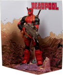 McFarlane Toys - 30cm Figurine Statue With Comic Book - Marvel Deadpool Inspired by Issue