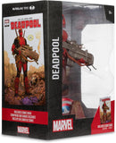 McFarlane Toys - 30cm Figurine Statue With Comic Book - Marvel Deadpool Inspired by Issue