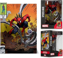 McFarlane Toys - 30cm Figurine Statue With Comic Book - Marvel Spider-Man Inspired by Marvel Tales Issue