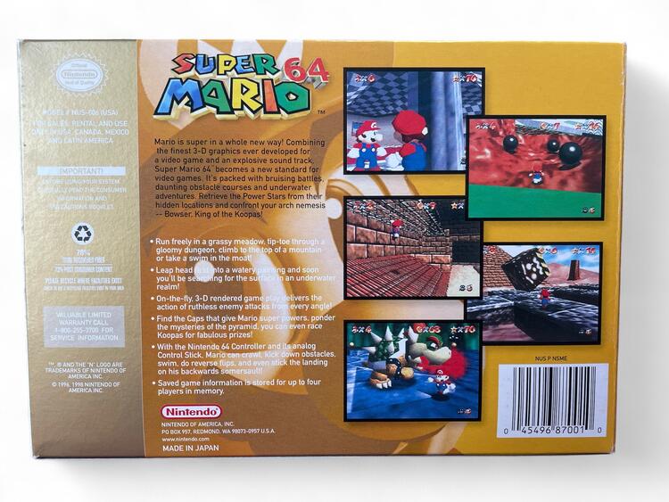Super Mario 64  [Player's Choice] (usagé)