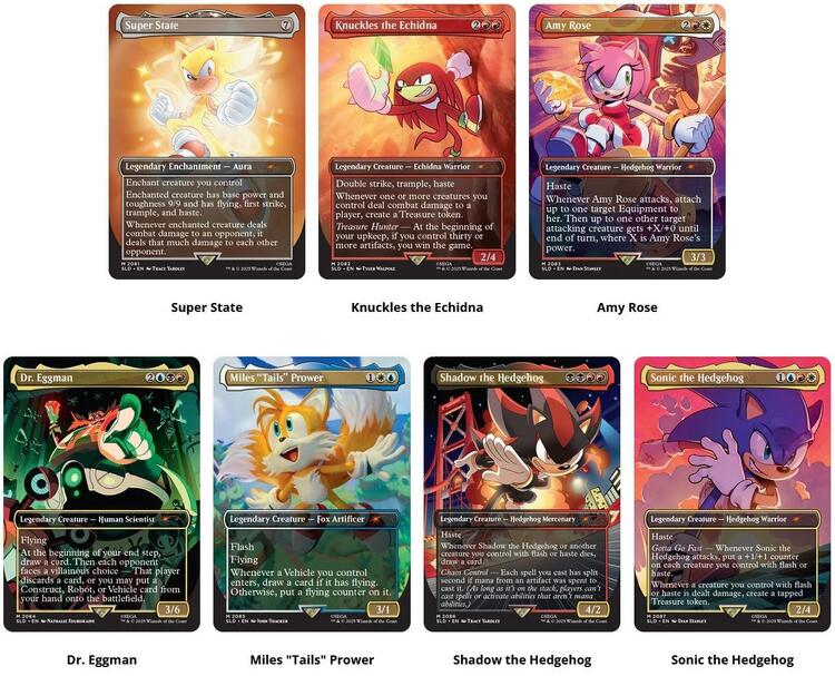 Magic The Gathering - Secret Lair X Sonic The Hedgehog: Friends & Foes Non-Foil Edition