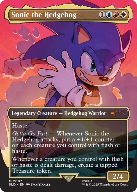 Magic The Gathering - Secret Lair X Sonic The Hedgehog: Friends & Foes Non-Foil Edition