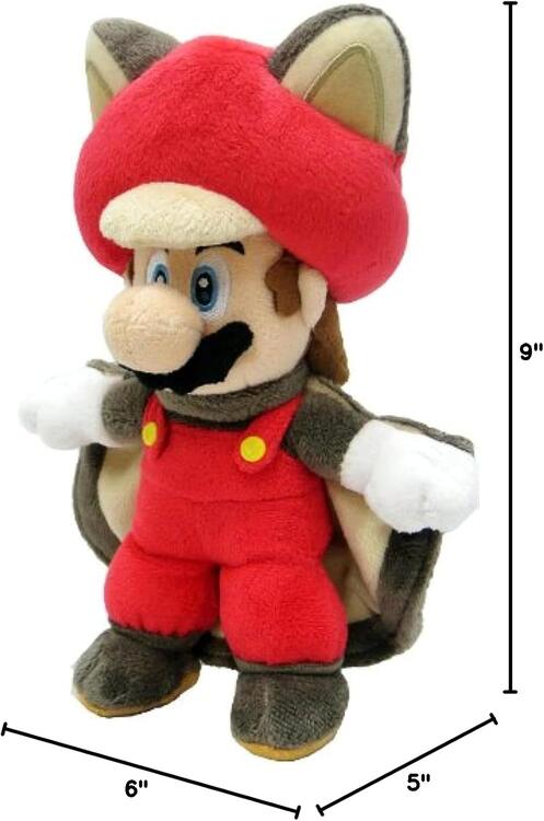 Little Buddy plush - Super Mario All Star Collection  -  Mario Flying Squirrel