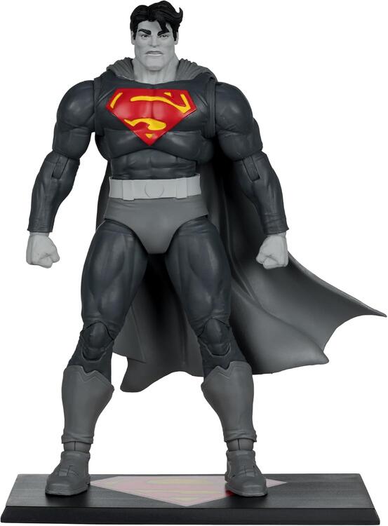 McFarlane - Gold Label Collection  -  Figurine action de 17.8cm  -  DC Multiverse  -  Superman  The Dark Knight Returns Black & White Accent Edition (Authenticated Limited Edition 5300 pcs)
