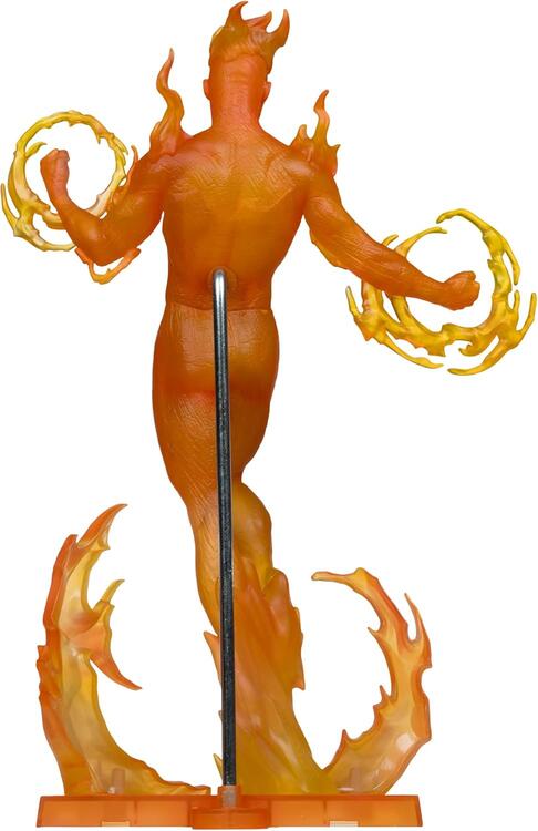 McFarlane Toys - Figurine Statue de 30cm  -  Marvel human Torch  (Includes Comic Book Marvel 2-in-one: the Thing and the Human Torch Issue
