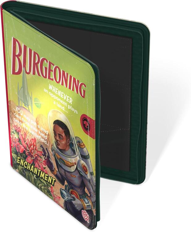 Ultimate Guard - Zipfolio 360 18-Pocket Cards Xenoskin - Magic The Gathering  -  Edge of Eternities  -  Burgeoning