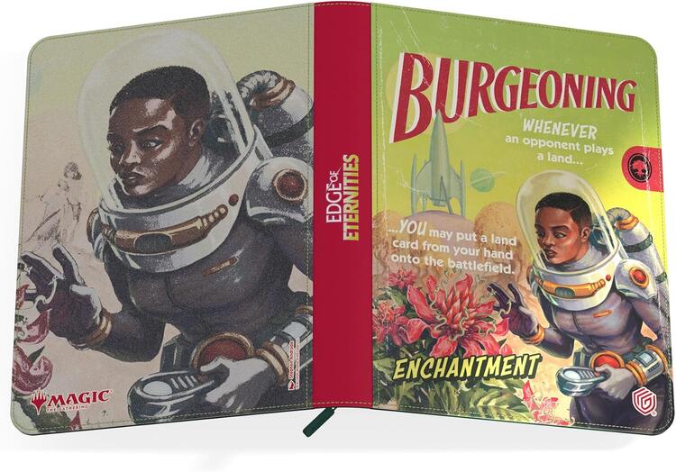 Ultimate Guard - Zipfolio 360 18-Pocket Cards Xenoskin - Magic The Gathering  -  Edge of Eternities  -  Burgeoning
