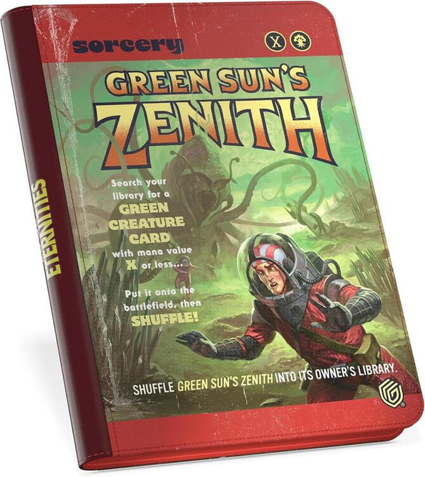 Ultimate Guard - Zipfolio 360 18-Pocket Cards Xenoskin - Magic The Gathering  -  Edge of Eternities  -  Green Sun's Zenith