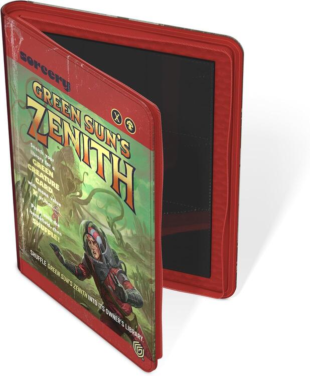 Ultimate Guard - Zipfolio 360 18-Pocket Cards Xenoskin - Magic The Gathering  -  Edge of Eternities  -  Green Sun's Zenith