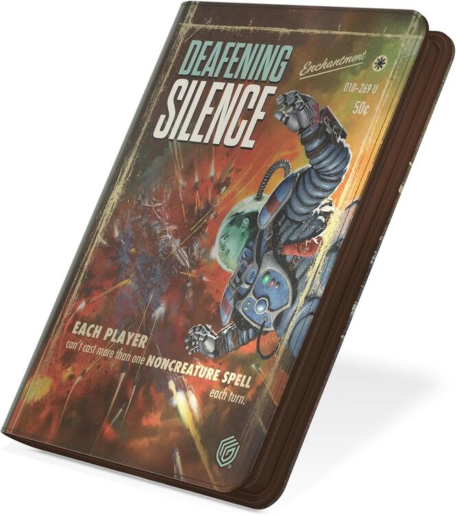 Ultimate Guard - Zipfolio 360 18-Pocket Cards Xenoskin - Magic The Gathering  -  Edge of Eternities  -  Deafening Silence