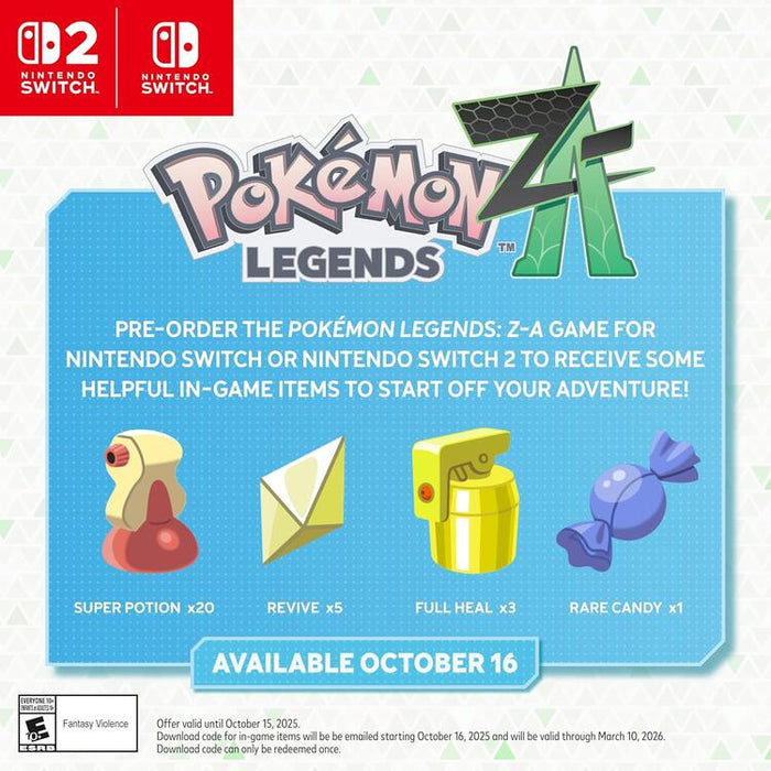Nintendo Switch 2 Console [Pokémon Legends Z-A Bundle]