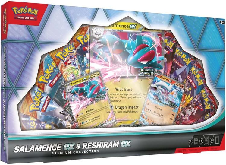 Pokémon - Salamence ex & Reshiram ex premium collection