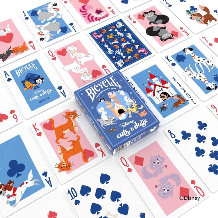 Bicycle - Playing Cards - Disney Cats & Dogs