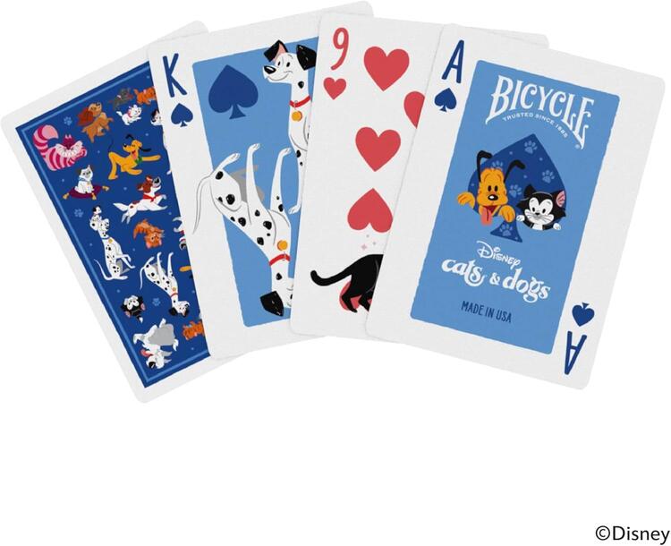Bicycle - Playing Cards - Disney Cats & Dogs