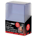 Ultra Pro - Standard Card Toploaders Pack (3" X 4")