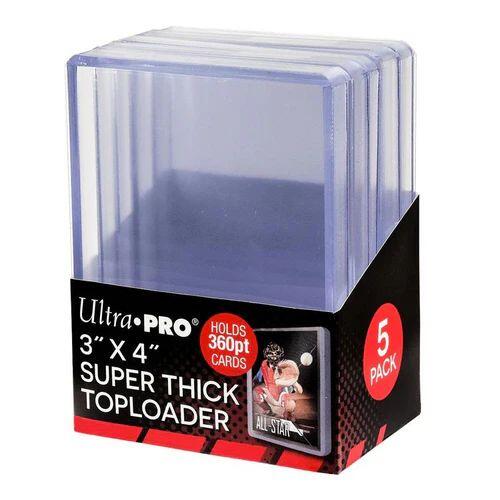 Ultra Pro - Standard Card Toploaders Pack (3" X 4")