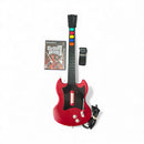 Guitar Hero II - PlayStation 2 Wired Red Gibson Bundle (Tested & Working) (used)