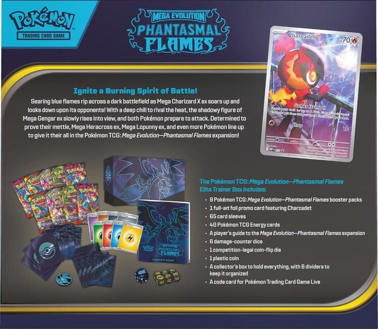 Pokémon - Elite Trainer Box  -  Mega Evolution  -  Phantasmal Flames