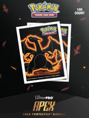 Ultra Pro Apex - Pokémon Neon Kanto - 105 Standard (3"X4") Deck Protector Sleeves  -  Charizard
