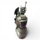 Zemeno - Decoratieve Gotische Middeleeuwse Tafellamp - Draak & Ridderhelm