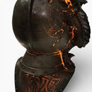 Zemeno - Decoratieve Gotische Middeleeuwse Tafellamp - Draak & Ridderhelm