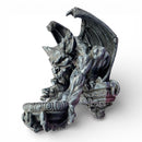 Gotischer mittelalterlicher Gargoyle-Horror-Wandkerzenhalter