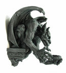 Gotischer mittelalterlicher Gargoyle-Horror-Wandkerzenhalter