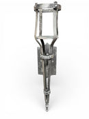 Suporte para Vela Medieval em Ferro Forjado Gótico Sólido