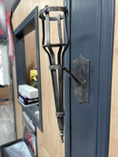 Suporte para Vela Medieval em Ferro Forjado Gótico Sólido