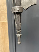 Suporte para Vela Medieval em Ferro Forjado Gótico Sólido