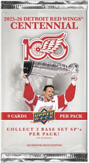 Upper Deck - Hobby Booster - 2025-26 Detroit Red Wings Centennial