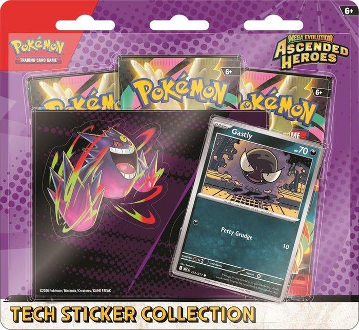 ポケモン - 3パック ブリスター テック ステッカーコレクション - メガ