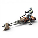 Figura de Acción Hasbro Imperial Speeder Bike con Biker-Scout (Solo Figura) - Star Wars Poder de la Fuerza