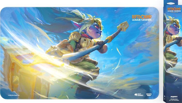 Riot - Bound Edge Playmat - Riftbound League of Legends - Poppy