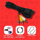 Old Skool - Audio / Vidéo (AV) Cable for SNES / N64 / GameCube
