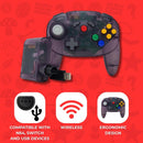 Old Skool - Nintendo 64 (N64) Ultra Wireless Controller Compatible with N64, Switch & USB