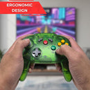 Old Skool - Nintendo 64 (N64) Ultra Wireless Controller Compatible with N64, Switch & USB