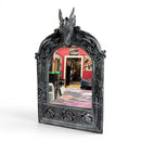 Zemeno - Decor Gothic Medieval Dragon & Wizard Mirror