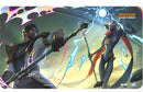 Riot - Bound Edge Playmat - Riftbound League of Legends  -  Jayce vs Viktor