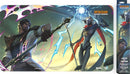 Riot - Bound Edge Playmat - Riftbound League of Legends  -  Jayce vs Viktor
