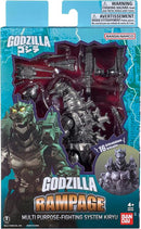 Figura de ação Bandai - Godzilla Rampage - Sistema de combate multiuso Kiryu