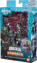 Figura de ação Bandai - Godzilla Rampage - Sistema de combate multiuso Kiryu