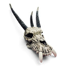 Gothic Medieval Horned Beast Head Skull horror Trophy Wall