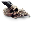 Gothic Medieval Horned Beast Head Skull horror Trophy Wall