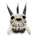 Gothic Medieval Horned Beast Head Skull horror Trophy Wall