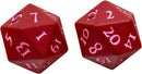 Ultra Pro - Heavy Metal D20 Dice Set - Vivid Red