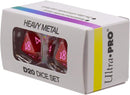 Ultra Pro - Heavy Metal D20 Dice Set - Vivid Red