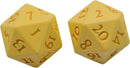 Ultra Pro - Heavy Metal D20 Dice Set - Vivid Yellow