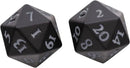 Ultra Pro - Heavy Metal D20 Dice Set - Vivid Black