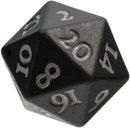 Ultra Pro - Heavy Metal D20 Dice Set - Vivid Black